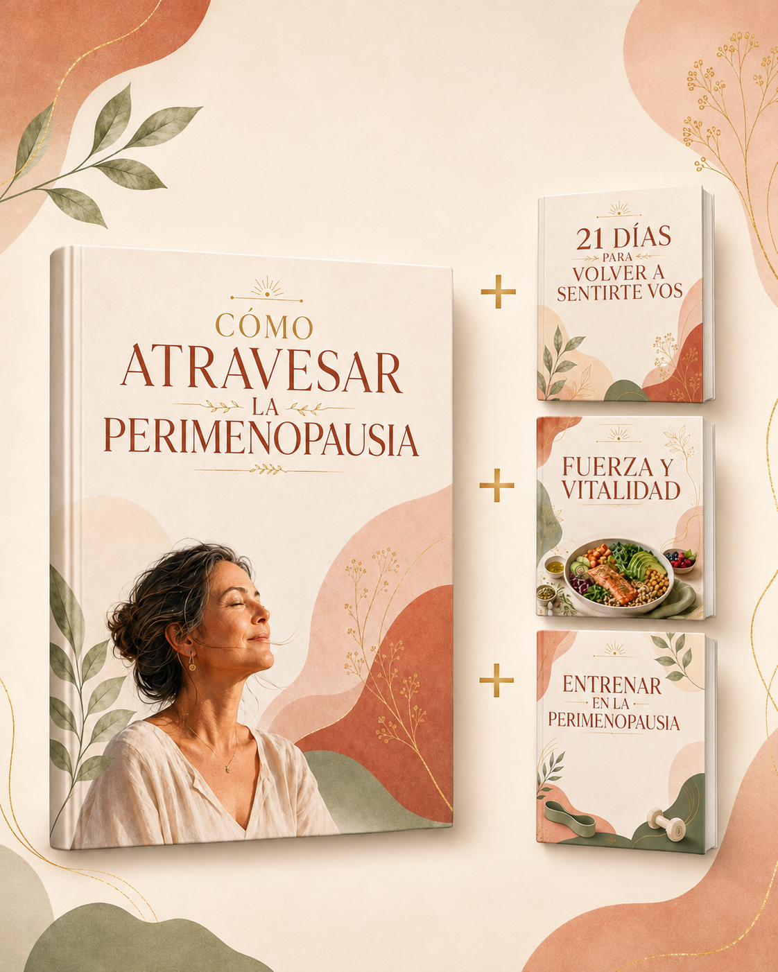 COLECCIÓN PERIMENOPAUSIA- Guía principal + 3 ebooks complementarios